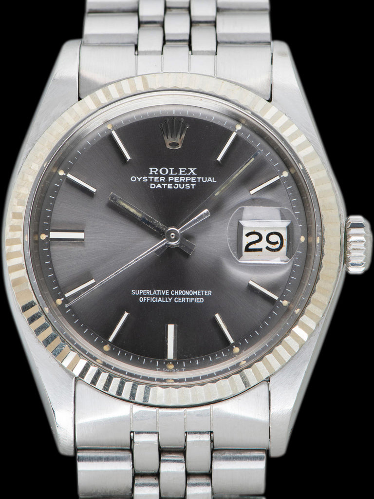 1972 Rolex Datejust (Ref. 1601) Grey Dial W/ Rolex Guarantee Paper