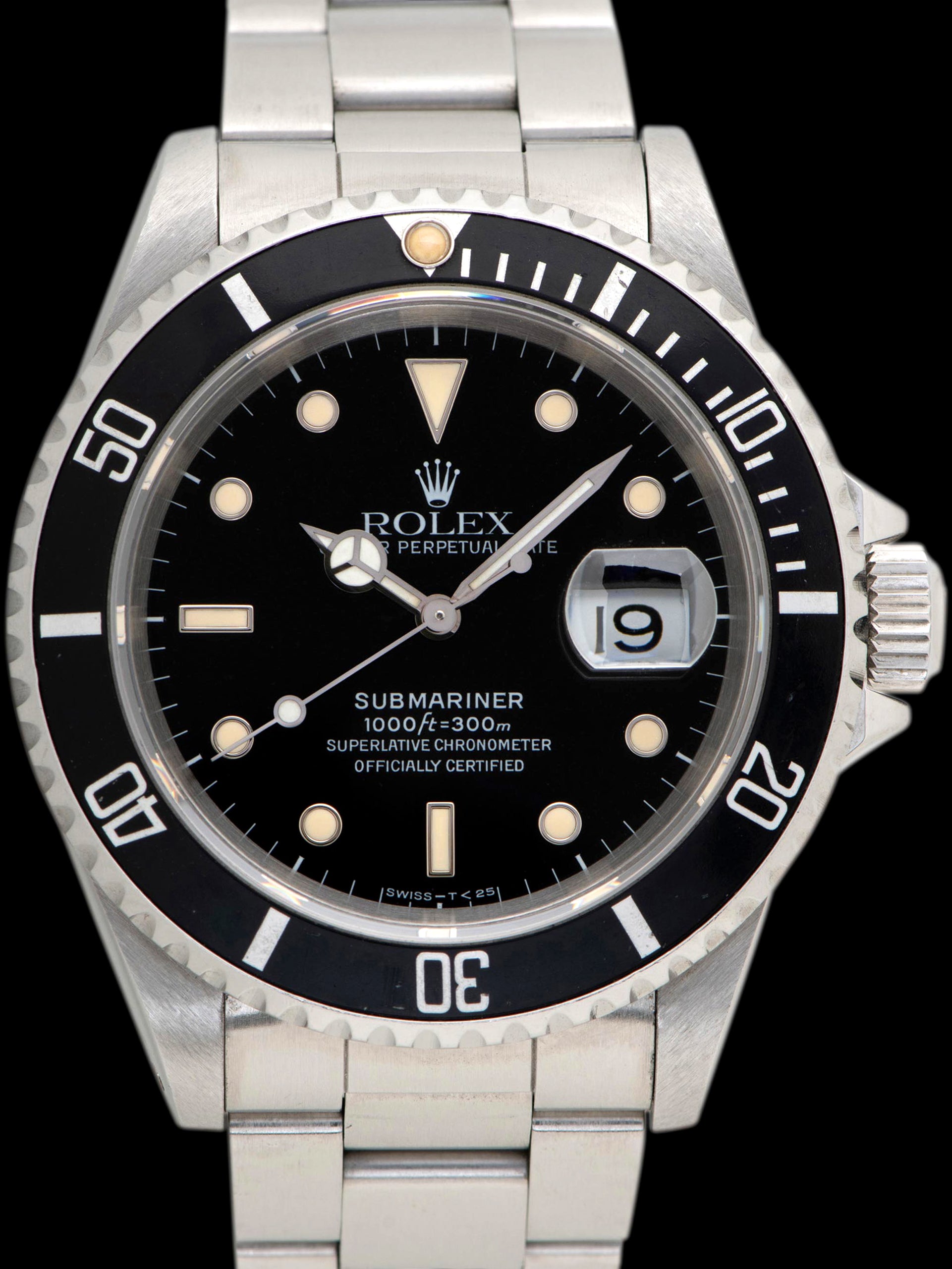 1990 Rolex Submariner (Ref. 16610) W/ Guarantee Paper & Hang Tag