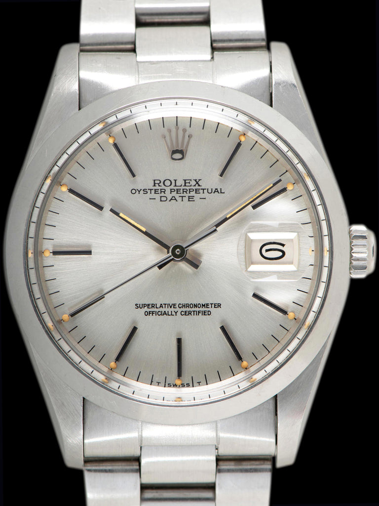 1981 Rolex Oyster-Perpetual Date (Ref. 15000) Silver Dial W/ Box & Papers