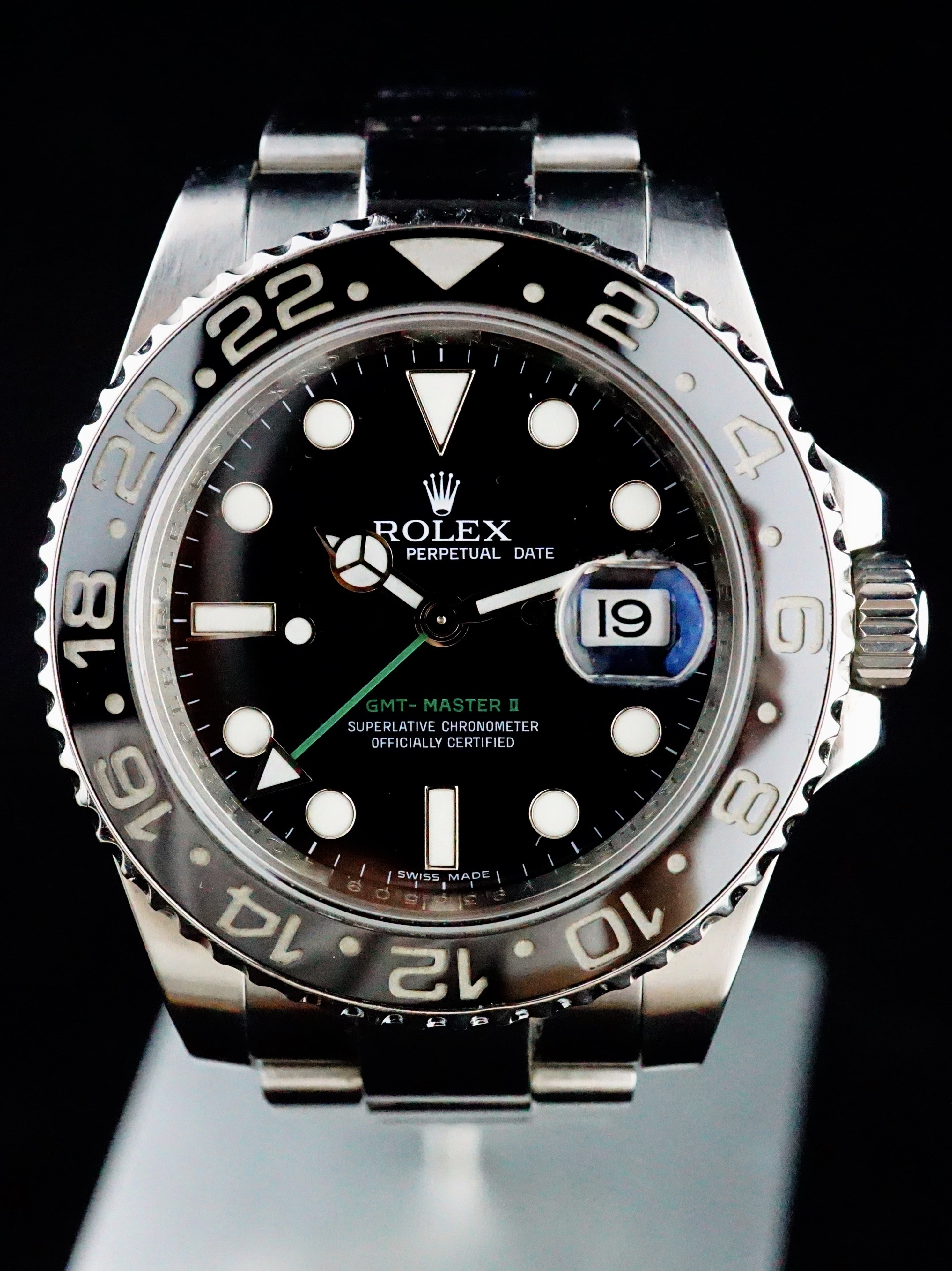 2011 Rolex GMT II 116710 with Box and Papers